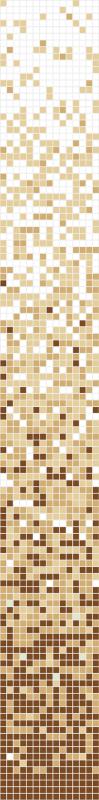 Q-SERIES Q Grade Beige Sklenená mozaika DUNIN (32,7x263cm/1ks)