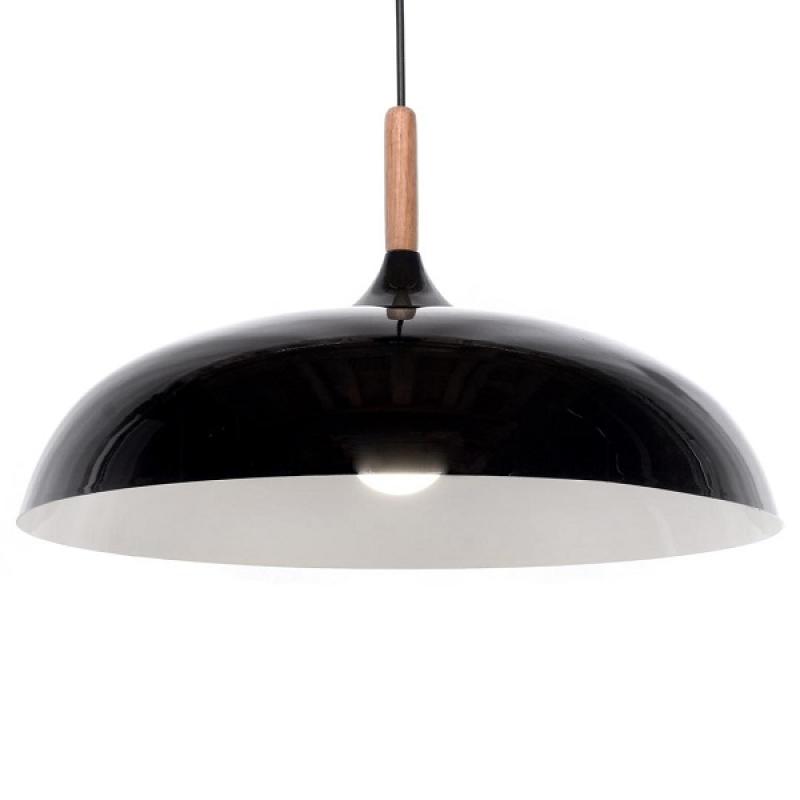 Moderná čierna závesná lampa škandinávskeho štýlu VERSI DEKORIKO